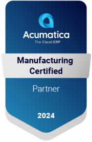 acumatica the cloud erp manufacturing certified partner 2024