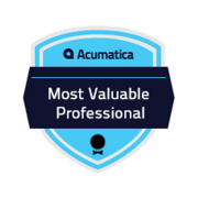 acumatica most valuable professional badge